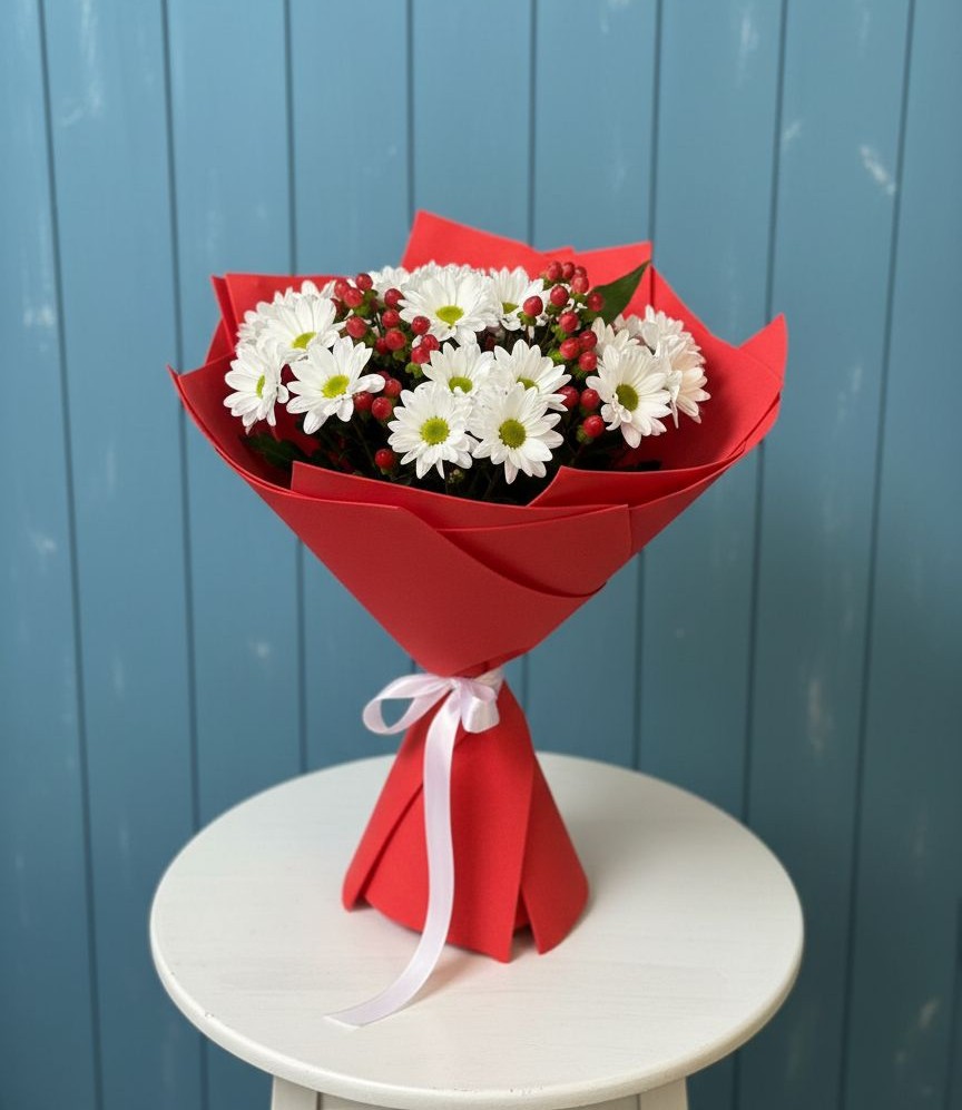 Букет цветов из: Хризантемы в Филиппенково