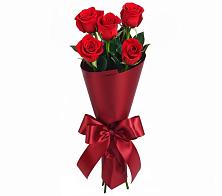 Букет 5 Красных роз Эдлесс Лав в Филиппенково