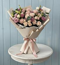 Букет цветов из:  Розы и Лизиантусы #REPLACE_PRED# Филиппенково