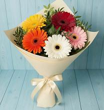 Букет цветов из:  Герберы в Филиппенково