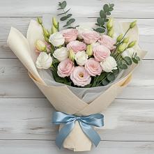 Букет цветов из:  Лизиантусы в Филиппенково