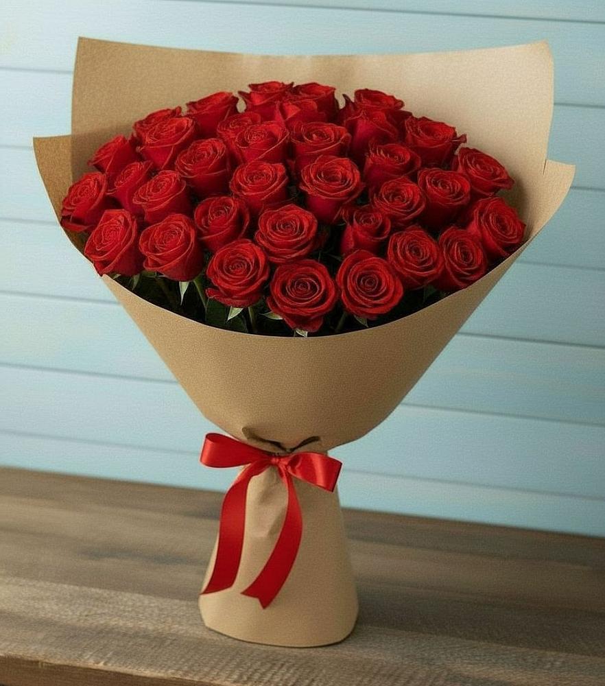 Букет Красные розы Милано в Филиппенково