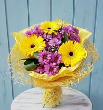 Букет цветов из:  Хризантемы и Герберы #REPLACE_PRED# Филиппенково