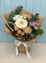 Букет цветов из:  Герберы и Хризантемы в Филиппенково