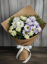 Букет цветов из:  Хризантемы и Розы #REPLACE_PRED# Филиппенково