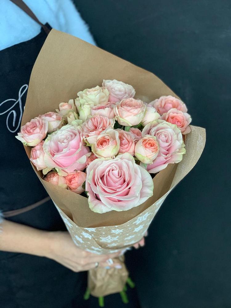 Букет цветов из: Хризантемы и Розы в Филиппенково