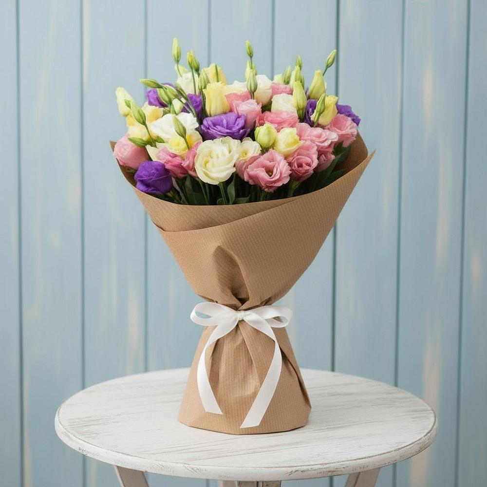 Букет цветов из: Лизиантусы в Филиппенково