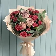 Букет цветов из:  Гвоздики и Розы #REPLACE_PRED# Филиппенково