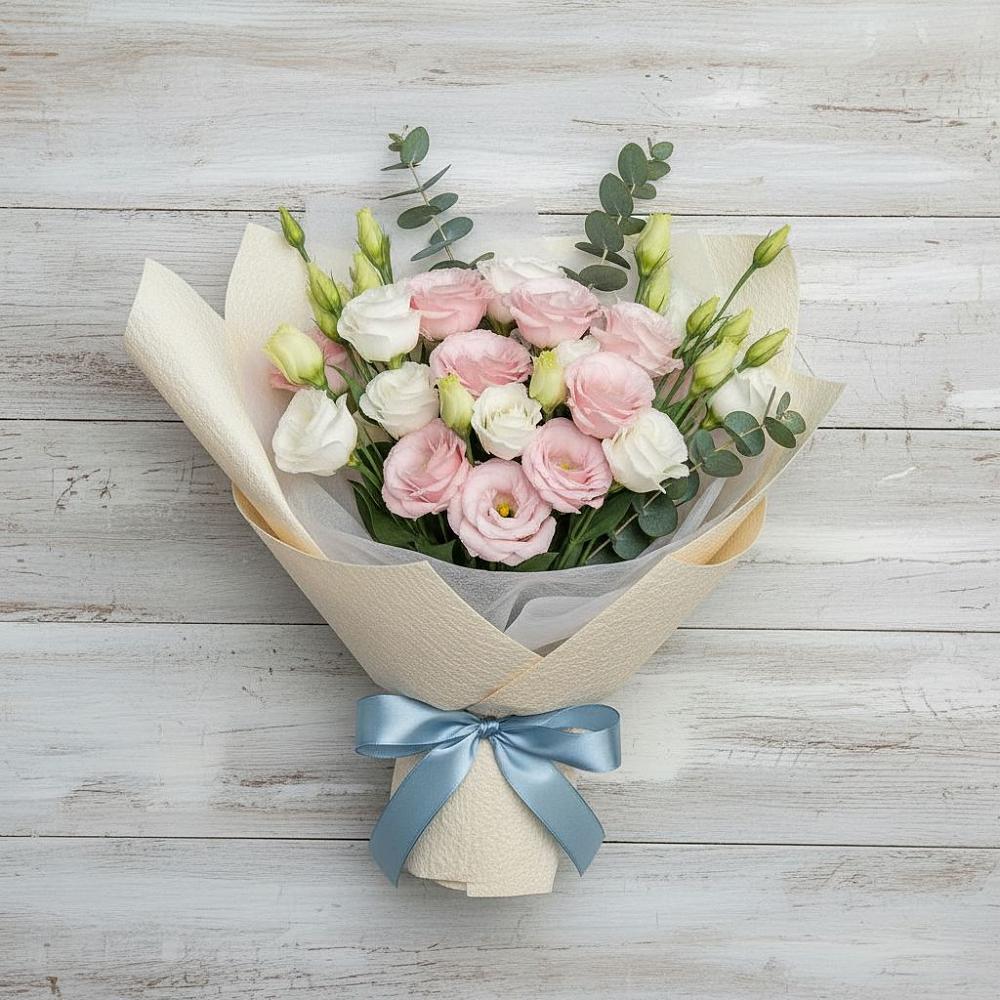 Букет цветов из: Лизиантусы в Филиппенково